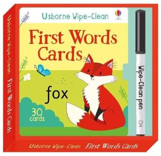 Kniha: Wipe-Clean First Words Cards - Felicity Brooksová