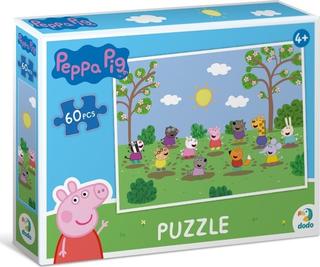 Puzzle: Puzzle Prasátko Peppa Zábava na sluníčku - 60 dílků