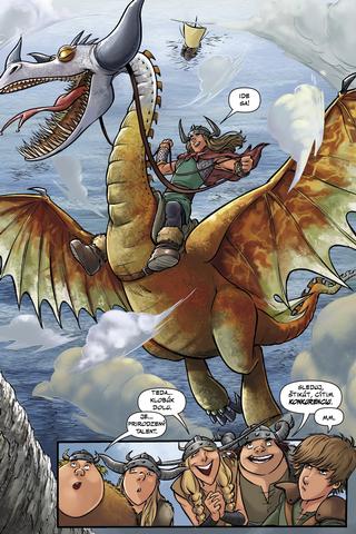 Ukážka z knihy Ako si vycvičiť draky Jazdci z Berku Čierny pasažier  -  Autorsky chránený materiál © Albatros Media