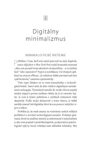 Ukážka z knihy Digitálny minimalizmus  -  Autorsky chránený materiál © Albatros Media