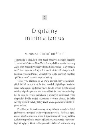 Ukážka z knihy Digitálny minimalizmus  -  Autorsky chránený materiál © Albatros Media