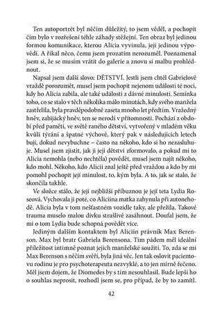 Ukážka z knihy Mlčící pacientka - Autorsky chránený materiál © Albatros Media