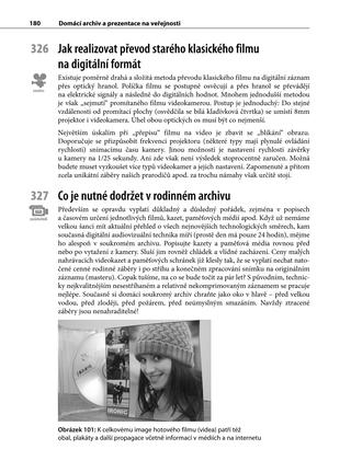 Ukážka z knihy 333 tipů a triků pro digitální video  -  Autorsky chránený materiál © Albatros Media