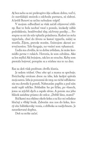 Ukážka z knihy Parfum šťastia najkrajšie vonia v daždi  -  Autorsky chránený materiál © Albatros Media