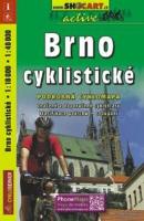Skladaná mapa: Brno cyklistické 1:18 000, 1: 40 000