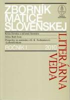 Kniha: Zborník Matice slovenskej