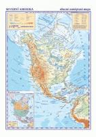 Kniha: Severní a Střední Amerika Obecně zeměpisná mapa - 1:33 000 000