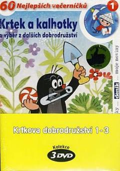 Kniha: Krtkova dobrodružství 1-3 - 3 DVD (pošetka) - Zdeněk Miler