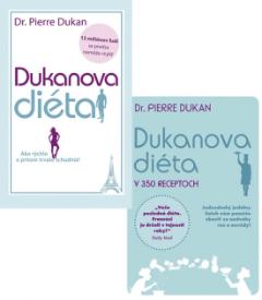Dukanova diéta v 350 receptoch+Dukanova diéta KOMPLET - Pierre Dukan