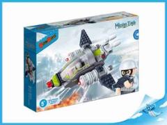 Hračka: BanBao stavebnice Mission Eagle raketoplán - 155ks + 2 figurky ToBees v krabičce