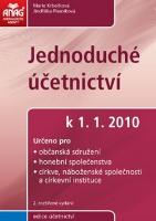 Kniha: Jednoduché účetnictví - k 1.1.2010 - Marie Krbečková; Jindriška Plesníková