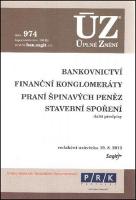 Kniha: ÚZ 974 Bankovnictví - Finanční konglomeráty, Praní špinavých peněz …
