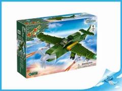 Hračka: BanBao stavebnice Defence Force bitevní letadlo + 1 figurka ToBees