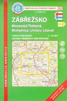 Skladaná mapa: KČT 52 Zábřežsko Moravská Třebová, Mohelnice, Uničov, Litovel
