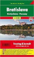 Kniha: Bratislava / city plan centrum lamino 1:10 000 - freytag & berndt