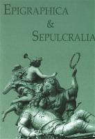 Kniha: Epigraphica & Sepulcralia 4