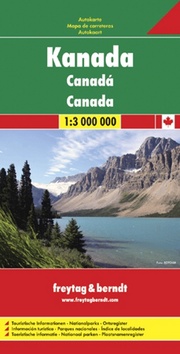 Skladaná mapa: Automapa Kanada 1:3 000 000