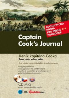 Kniha: Captain Cook's Journal Deník kapitána Cooka - Dvojjazyčná kniha pro mírně pokročilé + CD mp3 - Anglictina.com