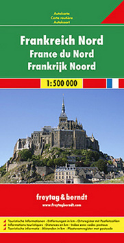 Kniha: FRANCIE SEVER FRANKREICH NORD 1:500 000