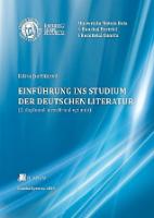 Kniha: Einführung ins Studium der deutschen Literatur - Edita Jurčáková