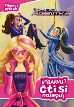 Kniha: Barbie Tajná agentka Vybarvuj a čti - Mattel