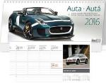 Kalendár stolný: Auta/Autá 2016 - stolní kalendář