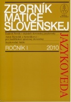 Kniha: Zborník Matice slovenskej
