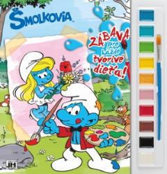 Kniha: Vymaľ s farbami Šmolkovia