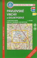 Skladaná mapa: KČT 88 Pavlovské vrchy a Dolní Podyjí