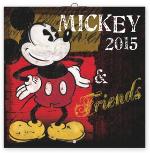 Kalendár nástenný: Mickey & Friends - nástěnný kalendář 2015 - Walt Disney