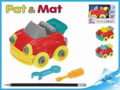 Hračka: Auto Pat a Mat 13 cm šroubovací, 3 barvy v krabičce