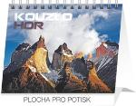 Kalendár stolný: Kouzlo hor Praktik - stolní kalendář 2015