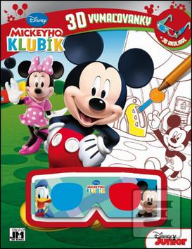 Kniha: Mickeyho klubík 3D vymaľovanky - Models