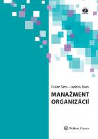 Kniha: Manažment organizácií - Ladislav Mura