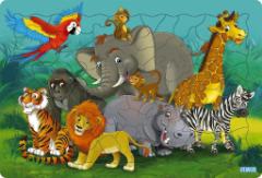 Kniha: Logické puzzle - Zvieratká džungľa
