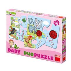 Ostatné: Baby puzzle 9x2 Zvířátka