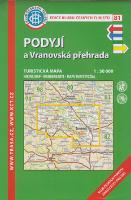 Skladaná mapa: KČT 81 Podyjí a Vranovská přehrada