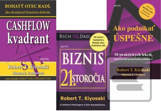 : 3 knihy Roberta T. Kiyosakiho KOMPLET - Robert T. Kiyosaki