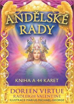 Kniha: Andělské rady - Kniha a 44 karet - Radleigh Valentine