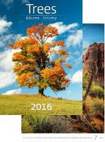 Kalendár nástenný: Trees Bäume Stromy 2016 - nástěnný kalendář