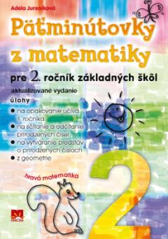 Kniha: Päťminútovky z matematiky pre 2. ročník základných škôl - Adela Jureníková