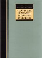 Kniha : Sondy do slovenskej literatúry 19. storočia