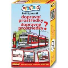 Stolová hra: Pexetrio Znáš dopravní prostředky?