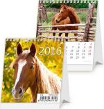 Kalendár stolný: Mini Horses 2016 - stolní kalendář