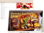Kalendár stolný: Domácí kuchařka 2016 - stolní kalendář