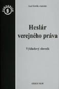 Kniha: Heslár verejného práva - Výkladový slovník - Jozef Králik