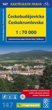 Skladaná mapa: Českobudějovicko Českokrumlovsko - cykloturistická mapa č.147 1:70 000