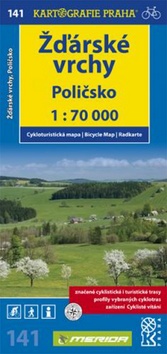 Skladaná mapa: Žďárské vrchy - cykloturistická mapa č. 171, 1:70 000