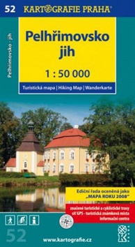 Skladaná mapa: Pelhřimovsko jih - 1:50 000