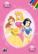 Kniha: Disney Princezny - omalovánka A5